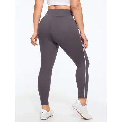 Bloomchic Stretch Solid Pocket Leggings In Heather