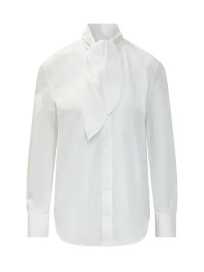 Givenchy Mini Bow Detail Shirt In White