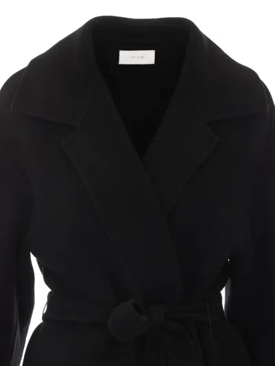 The Row Coats Black In Black