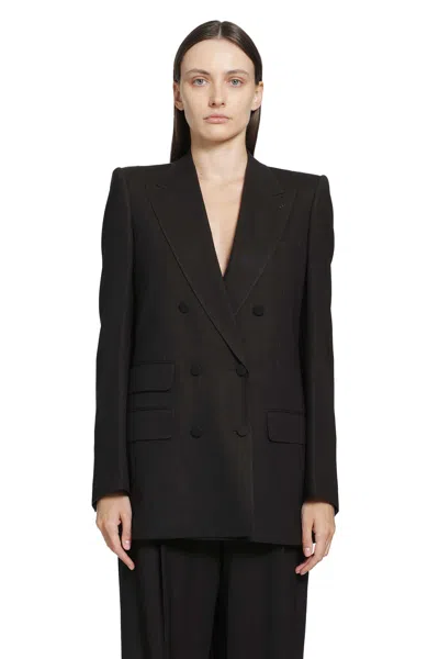 Tom Ford Light Virgin Wool Double-breasted Blazer In Brown