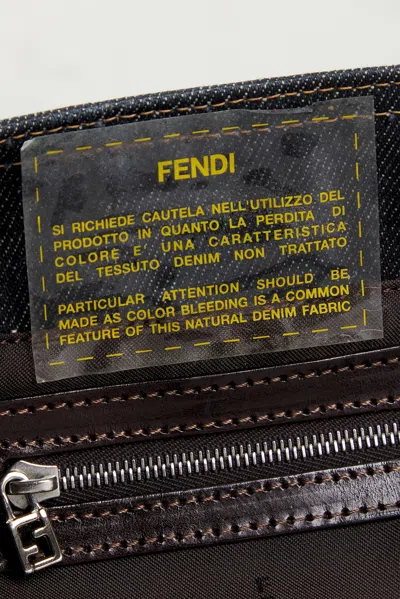 Pre-owned Fendi Handbag In Blue