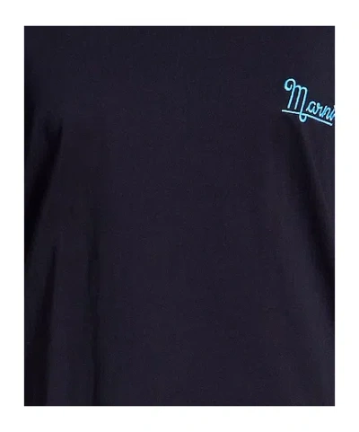 Marni Basic Solidcolor Tshirt In Blue