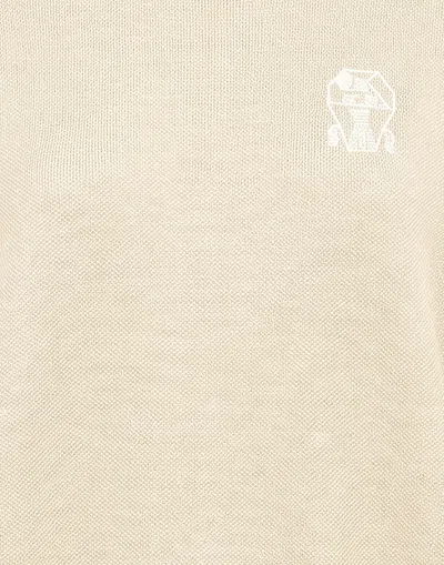 Brunello Cucinelli Solid Colour Sweatshirts In White