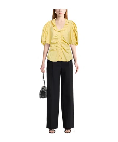 Isabel Marant Solid Colour Shirts In Yellow