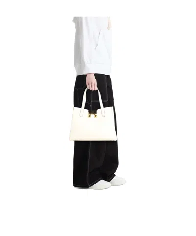 Marni Solid Colour Handbags In White