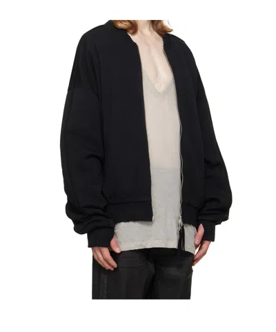 Thom Krom Black Msj 705 Bomber Jacket In Black