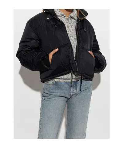 Isabel Marant Long-sleeved Down Jacket In Black