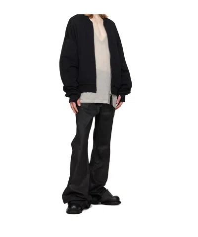 Thom Krom Black Msj 705 Bomber Jacket In Black