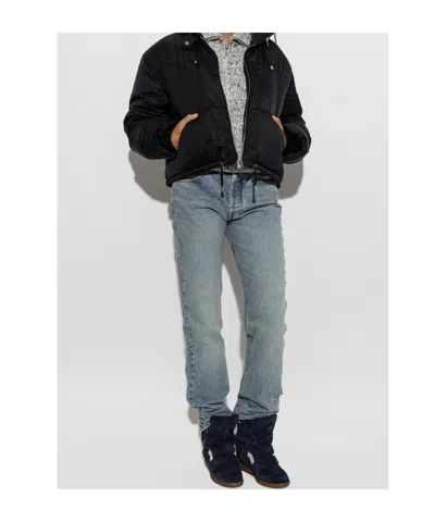Isabel Marant Long-sleeved Down Jacket In Black