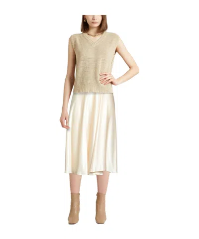 Max Mara Midi Skirts In Neutral