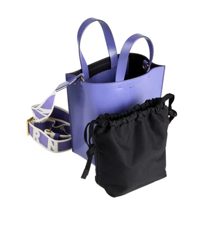 Marni Solid Color Handbags In Blue