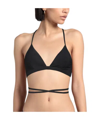Isabel Marant Solid Color Bikinis In Black
