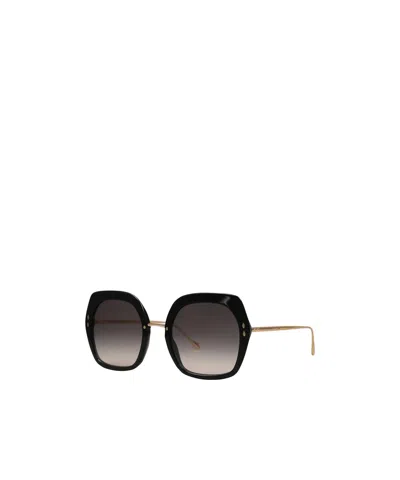Isabel Marant Solid Color Sunglasses In Black