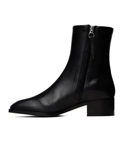 Aeyde Solid Leather Ankle Boots In Multi