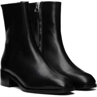 Aeyde Solid Leather Ankle Boots In Multi