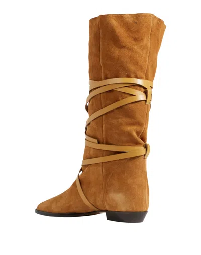 Isabel Marant Leather Boots In Brown