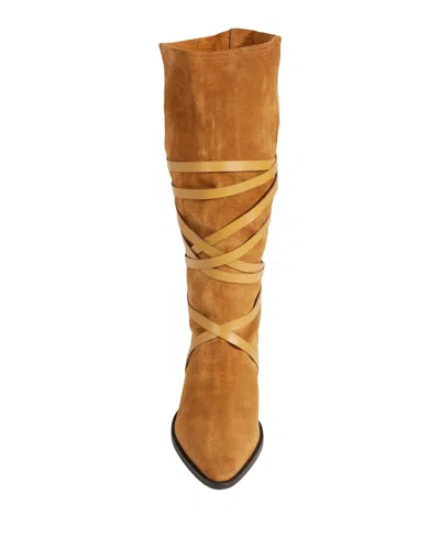 Isabel Marant Leather Boots In Brown