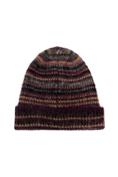 Isabel Marant Cuffed Knit Hat In Multi