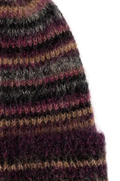 Isabel Marant Cuffed Knit Hat In Multi