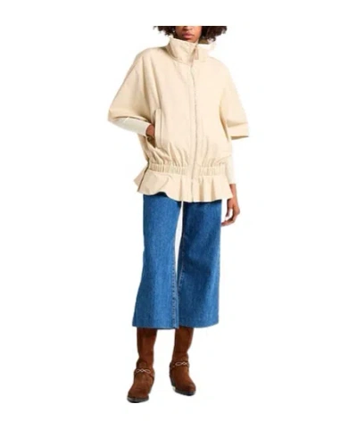 Max Mara Oversized Jacket In Neutral