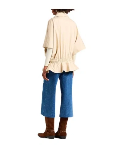 Max Mara Oversized Jacket In Neutral