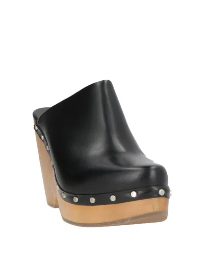 Isabel Marant 110mm Wedge-heel Leather Clogs In Multi