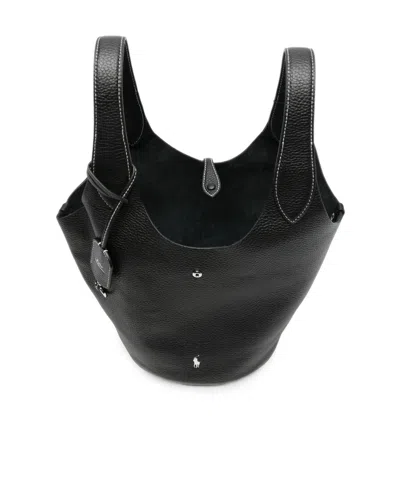 Ralph Lauren Double-handle Handbag In Black