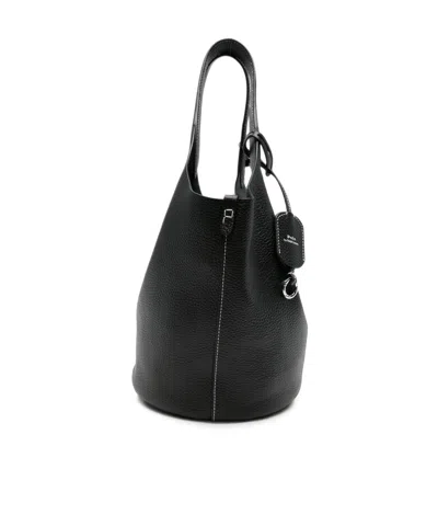 Ralph Lauren Double-handle Handbag In Black