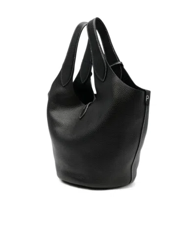 Ralph Lauren Double-handle Handbag In Black