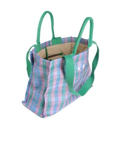 Marni Multicolor Largesize Handbag In Blue