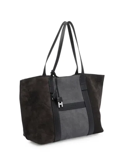 Hogan Script Shopping Bag Medium In Pink