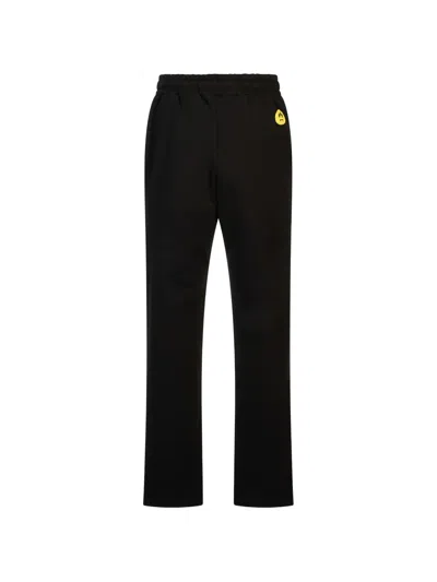 Barrow Logo-print Rope-drawstring Track Pants In Black