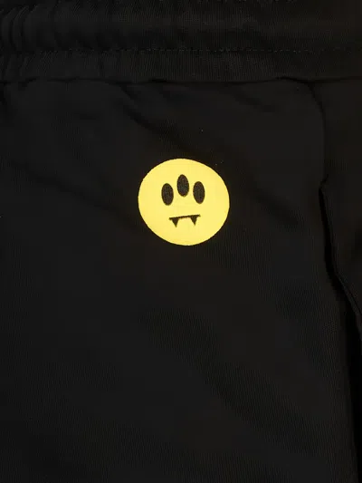 Barrow Logo-print Rope-drawstring Track Pants In Black