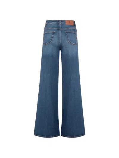 Fracomina Flared Jeans In Blue