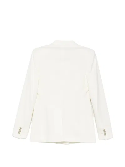 Tagliatore Double-breasted Suit In White