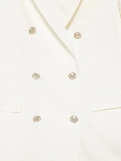 Tagliatore Double-breasted Suit In White