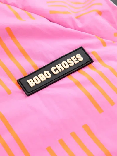Bobo Choses Reversible Padded Jacket In Multi
