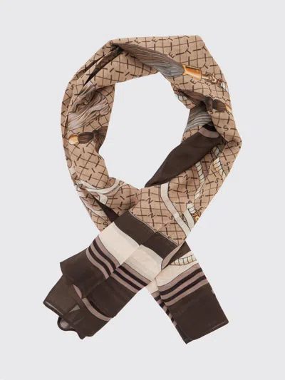 Twinset Modal Tech Scarf In Brown