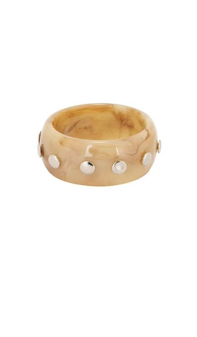 Casa Clara Sable Bangle In Natural Stud