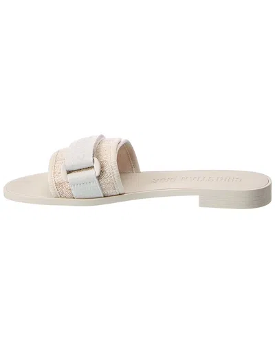 Dior Evolution Oblique Canvas Sandal In White