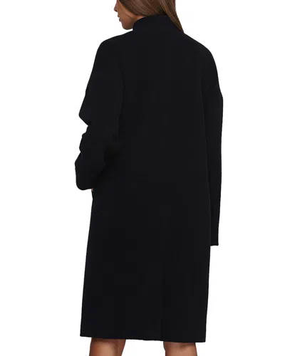 Florens Medium Wool Coat In Black