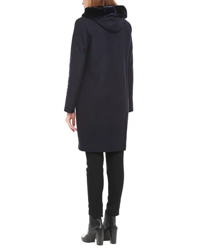 Florens Wool Coat In Blue