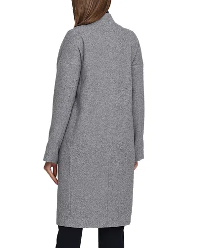 Florens Long Wool Coat In Gray