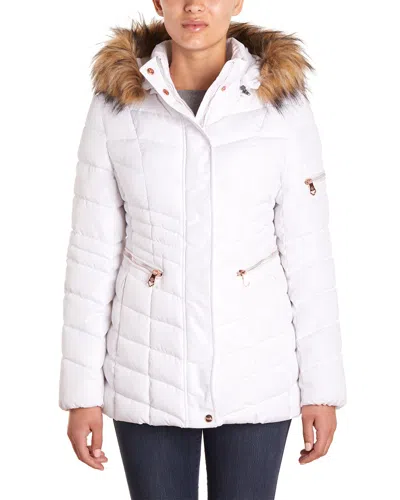 Nanette Lepore Puffer Jacket In White