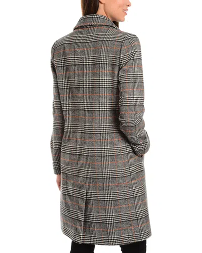 Kendall + Kylie Wool Coat In Gray