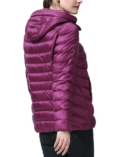 Olivia Taylor Medium Down Jacket In Purple