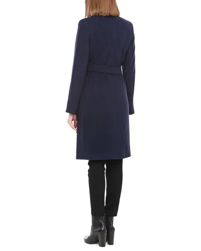 Florens Wool Coat In Blue