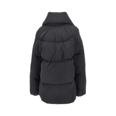 Bacon W Soft Vault Oversized Down Jacket In Black
