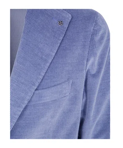 Tagliatore Montecarlo Wool Blazer In Blue