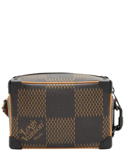 Louis Vuitton Mini Leather Shoulder Bag In Brown
